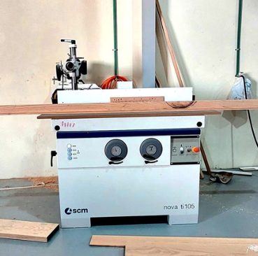 SCM spindle moulder on the factory floor
