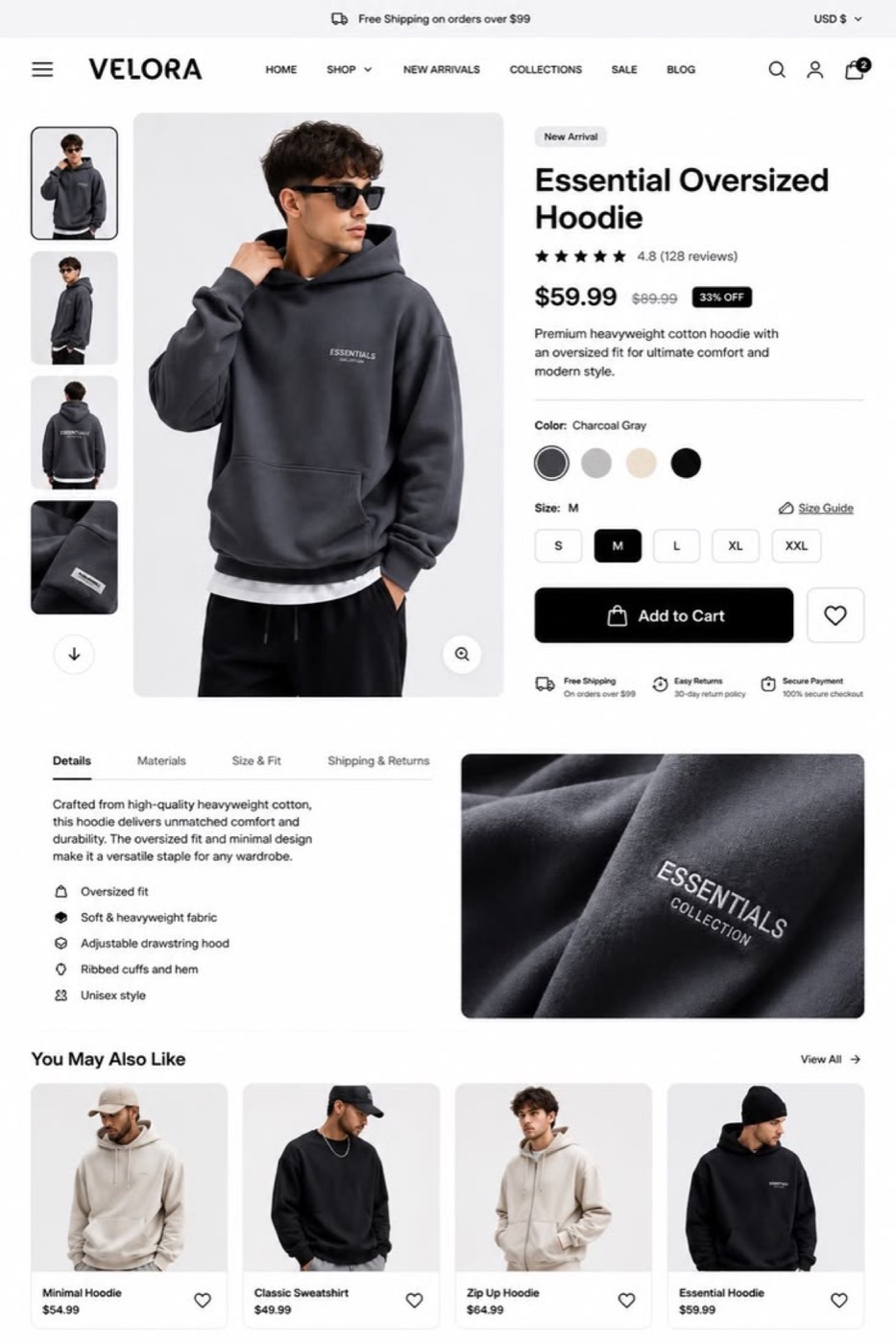 Shopify storefront designs by Orbition X